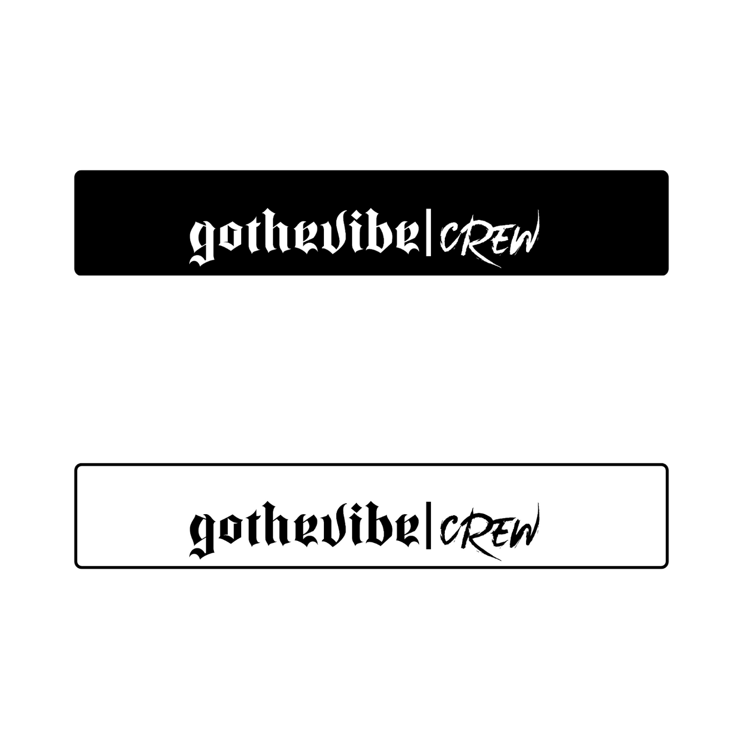 Banner - "gothevibe Crew" I Scheibenkeil | CREW ONLY