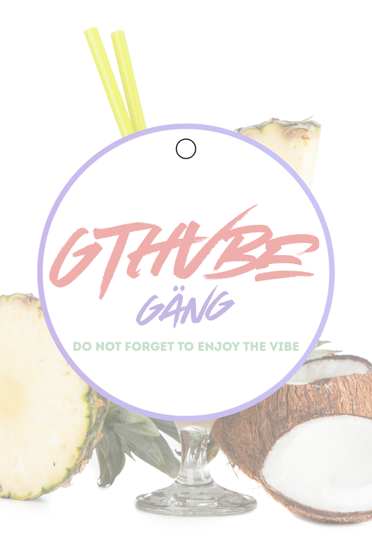 Airfreshener | „DO NOT FORGET TO ENJOY THE VIBE“